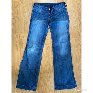 Wide leg trouser jeans